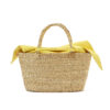NATURAL - NATURAL HDL - YELLOW COTTON T POUCH
